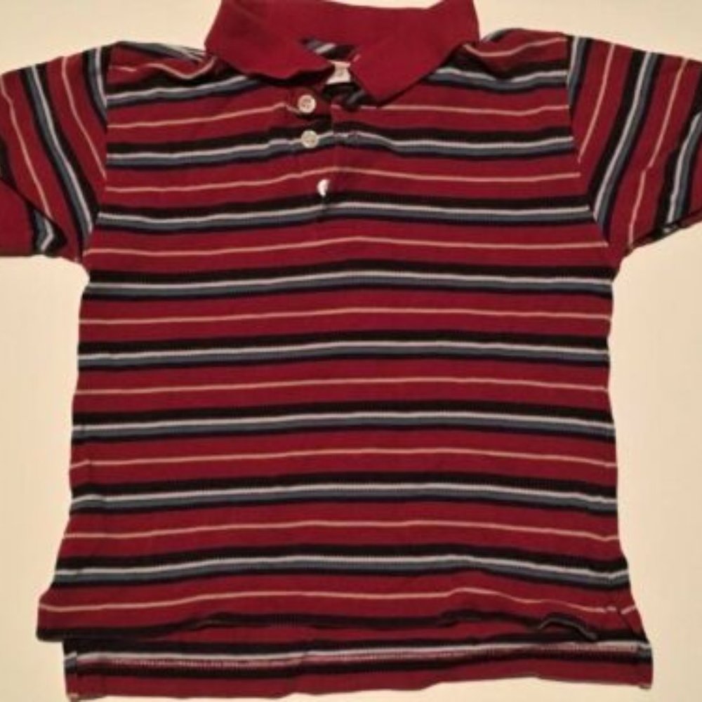 TALBOTS KIDS Classic Striped Boys' SSl Polo Shirt ~ Sz 6